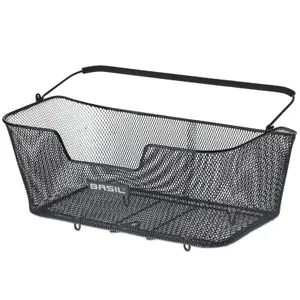 Panier vélo arrière acier nid abeille Basil Base image-0