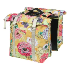Bakre cykelväska, dubbel fastsättning på bagagehållare Basil Bloom Field systeme mik 30 x 15 x 33 cm image-1