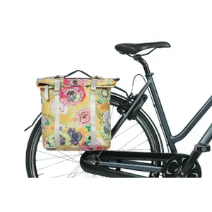 Bakre cykelväska, dubbel fastsättning på bagagehållare Basil Bloom Field systeme mik 30 x 15 x 33 cm image-2