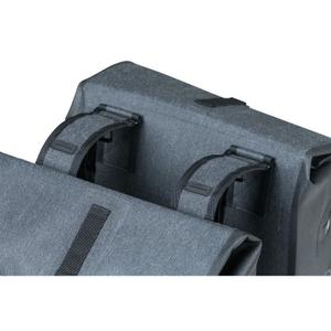 Double waterproof bicycle rear bag Basil Urban Load 36 x 17 x 42 cm image-4