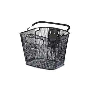 Bicycle basket with handle + adapter kf steel front Basil Bold image-0