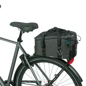 Bolsa abierta de poliéster impermeable para el transporte de bicicletas con material reflectante Basil 365d m image-2