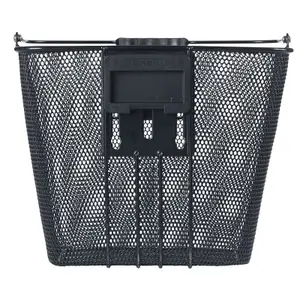 Vorderradkorb mit Stahlplatte Basil Bilbao Klickfix image-1