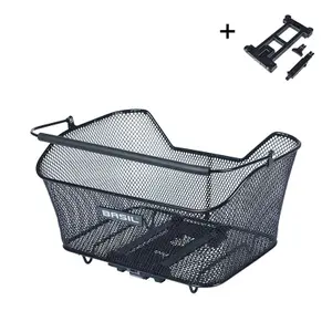 Hinterer Fahrradkorb Basis mit MIK 2.0 Platte Basil image-0