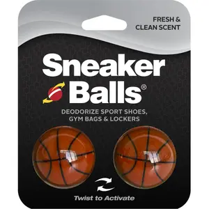 Set van 2 geurige ballen Sneakerballs Basket Ball