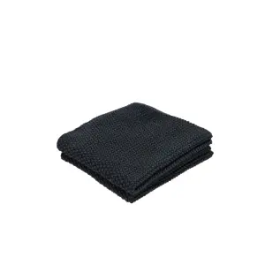 Knitted kitchen towel Bastian Tekstiler Grafit (x2) image-0
