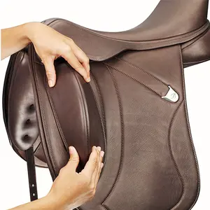 Dressuurzadel voor paarden Bates Innova Mono+ Luxe Short Flap image-1