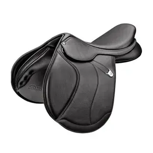 Gemengde zadel voor paard met voorflap Bates Caprilli Close Contact+