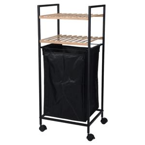 442463-laundry-basket-storage-unit-with-2-shelves-bathroom-solutions-noir-bambou-38x32-5x89-5-cm