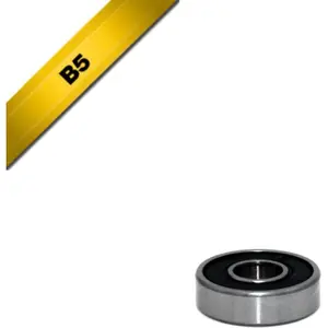 Bearing Black Bearing B5 - 606-2RS - 6 x 17 x 6 mm image-1