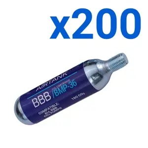 Cartuccia di CO2 BBB Cycling (x200)