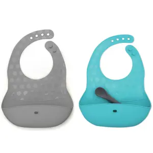 Bowl and silicone spoon set for baby Bblüv Pöket (x2) image-1