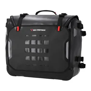 Sacoche avec platine d'adaptation à gauche étanche pour supports latérale/porte-bagages SW-Motech WP