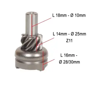 Pièce Détachée Rocher De Kick Moteur BCR Piaggio 125/150cc - Z11 image-0