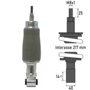 Motorcycle shock absorber BCR Piaggio Vespa 50/125cc image-0