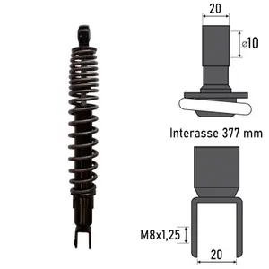 Motorcycle shock absorber BCR Honda Sh 125/150cc image-0