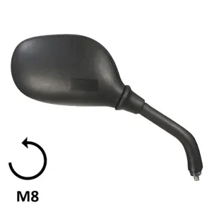 Right-hand motorcycle mirror BCR Malaguti F18 Warrior 125/150Cc image-0