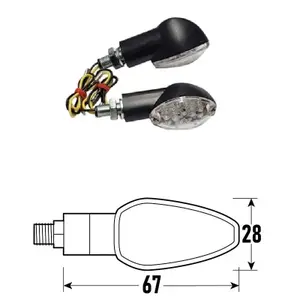 LED φλας μοτοσικλέτας BCR Eye-2 (x2) image-0