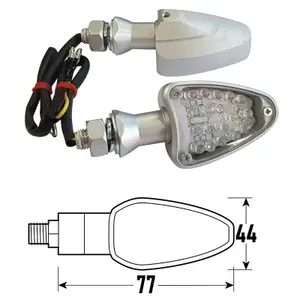 LED φλας μοτοσικλέτας BCR Iron (x2) image-0