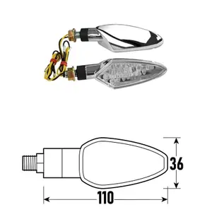 LED φλας μοτοσικλέτας BCR Spear (x2) image-0