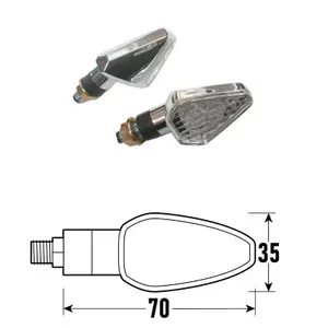 LED φλας μοτοσικλέτας BCR Dart-2 (x2) image-0