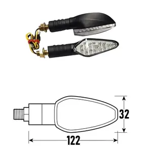 LED φλας μοτοσικλέτας BCR Bolt (x2) image-0