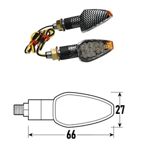 LED φλας μοτοσικλέτας BCR Goccia image-0