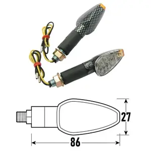 Clignotants LED moto BCR Goccia image-0
