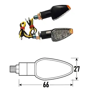 LED φλας μοτοσικλέτας BCR Goccia image-0