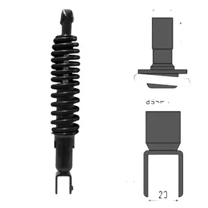 Bakre fjädring för motorcykel BCR Mbk Booster/Yamaha Bw'S image-0