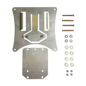 Verplaatsbare achterste kentekenplaathouder voor motorfiets BCR image-0