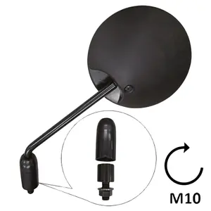 Espejo retrovisor izquierdo-moto derecho BCR Honda Transalp 600/650cc image-0