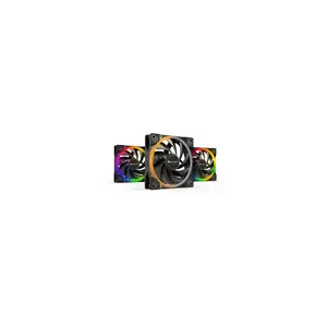 Set of 3 Be Quiet! PC Case Fans Light Wings PWM High Speed BL077 image-1