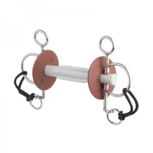 Pelham pour cheval avec canon papillon Beris image-0