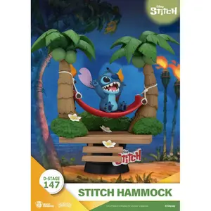 Figurindiorama Beast Kingdom Toys Lilo & Stitch D-Stage Hammock image-2