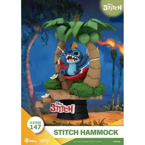 Figurindiorama Beast Kingdom Toys Lilo & Stitch D-Stage Hammock image-3