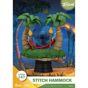 Figurindiorama Beast Kingdom Toys Lilo & Stitch D-Stage Hammock image-4