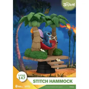 Figurindiorama Beast Kingdom Toys Lilo & Stitch D-Stage Hammock image-6