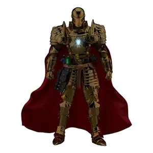 Figurine medieval knight iron man gold Beast Kingdom Toys Marvel image-1