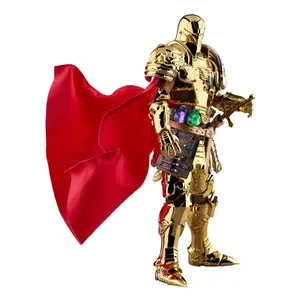 Figurine medieval knight iron man gold Beast Kingdom Toys Marvel image-3