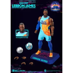 Figurine Beast Kingdom Toys Space Jam: A New Legacy Dynamic Action Heroes 1/9 LeBron James image-6