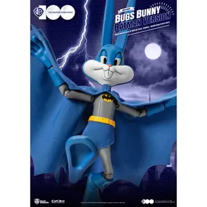 Estatueta de colecionador Beast Kingdom Toys Warner Brothers Dynamic Action Heroes 100th Anniversary of Warner Bros. Studios Bugs Bunny Batman Ver. image-4