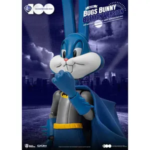 Estatueta de colecionador Beast Kingdom Toys Warner Brothers Dynamic Action Heroes 100th Anniversary of Warner Bros. Studios Bugs Bunny Batman Ver. image-5