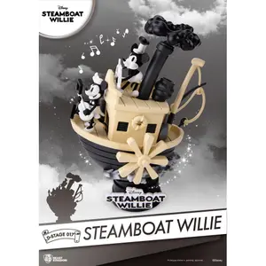 Figurine Beast Kingdom Toys Steamboat Willie Diorama D-Stage Mickey & Minnie image-0