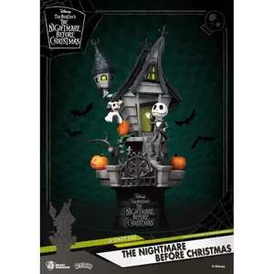 Dekorativní předmět PVC Podivné Vánoce pana Jacka D-Stage Jackův strašidelný dům Beast Kingdom Toys