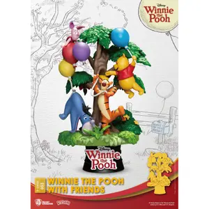 PVC figurka Beast Kingdom Toys Disney Diorama D-Stage Winnie The Pooh With Friends