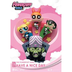 New version figurine Beast Kingdom Toys The Powerpuff Pvc D-Stage Have A Nice Day image-2