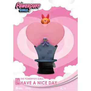 New version figurine Beast Kingdom Toys The Powerpuff Pvc D-Stage Have A Nice Day image-4