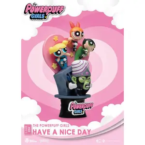 New version figurine Beast Kingdom Toys The Powerpuff Pvc D-Stage Have A Nice Day image-5