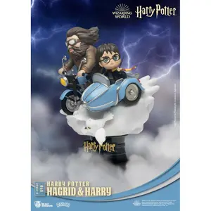 Diorama new version Beast Kingdom Toys PVC D-Stage Hagrid & Harry Potter image-0